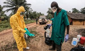 WHO is bolstering the Ebola disease outbreak response in Uganda.